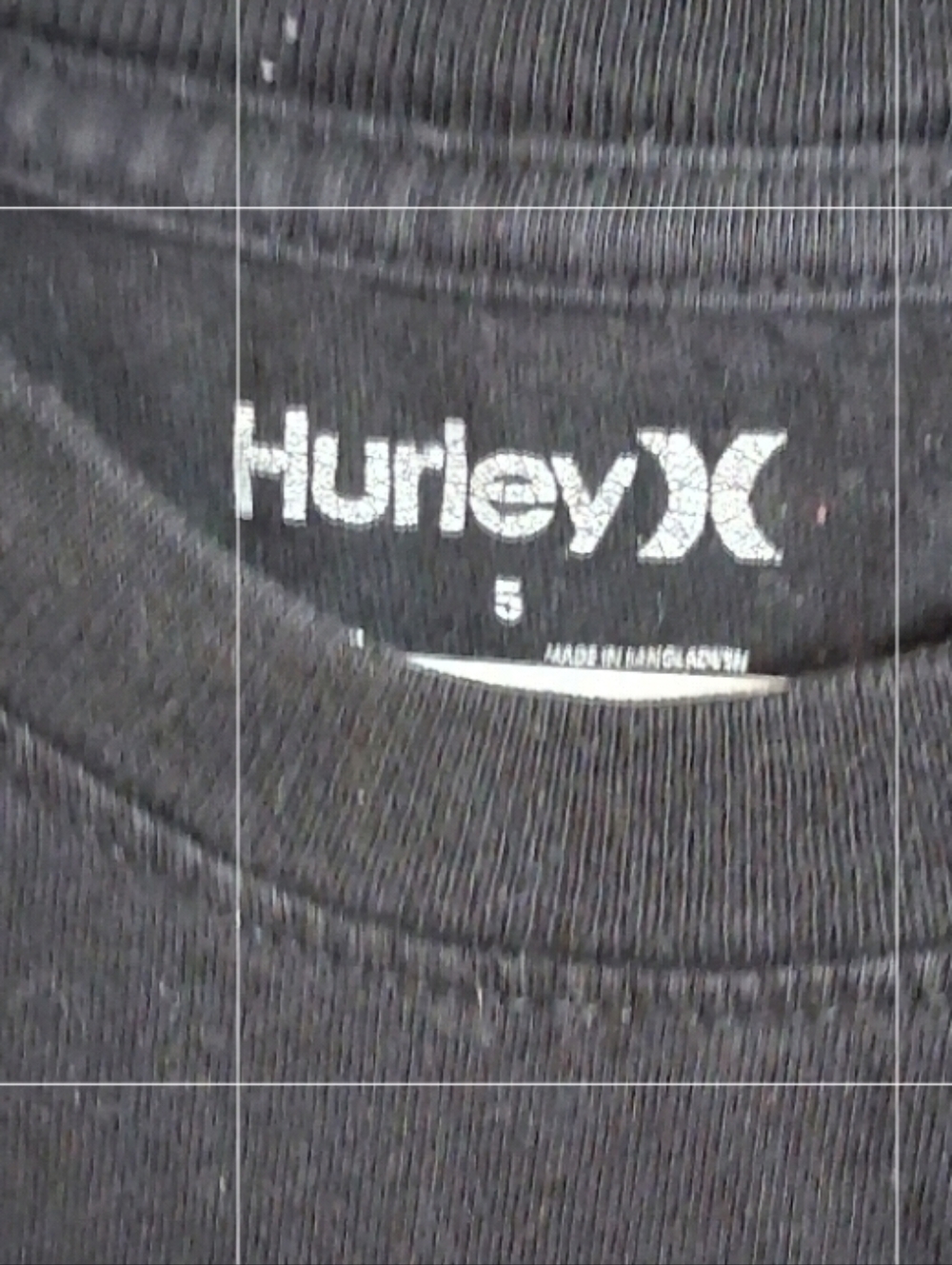 Hurley | Rainbow Logo Black Tee - Size (5) Small - Picture 5 of 5